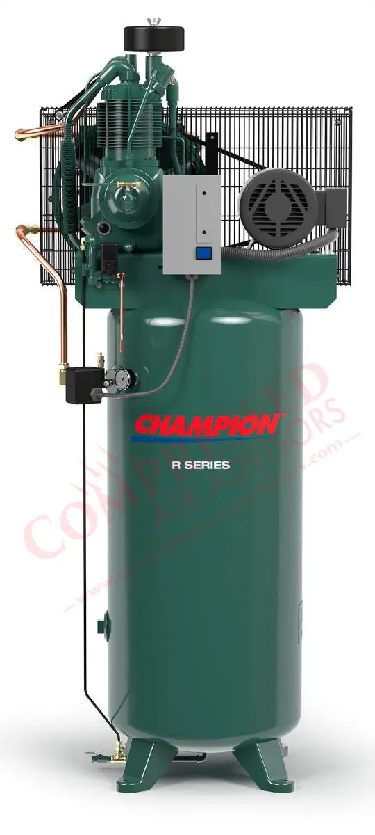 Champion Vr2-6 – 2 Hp Two-Stage Reciprocating Air Compressor | 60-Gallon Vertical Tank 1