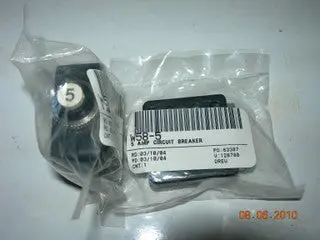 Breaker, Circuit - Push/Reset - 5 Amp 1