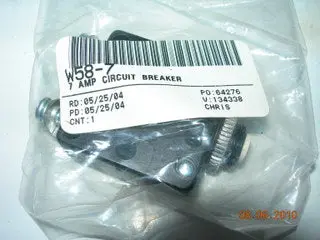 Breaker, Circuit - Push/Reset - 7 Amp 1