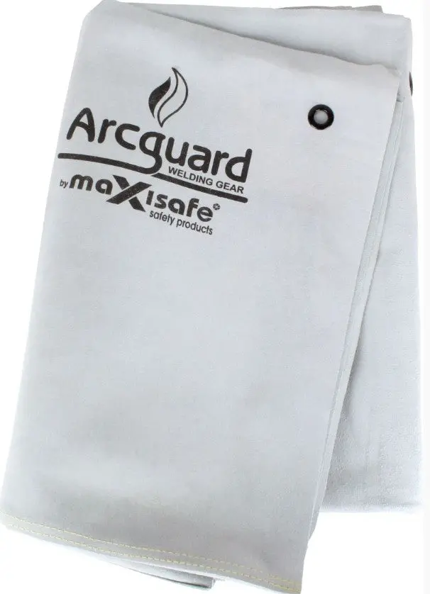 Maxisafe Arcguard Leather Welding Blanket With Eyelets - 1.8M2 Wbl186-18E 1