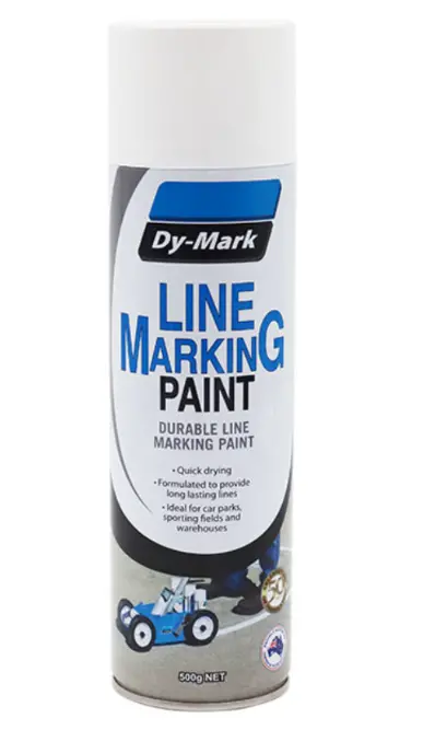 Dy-Mark Line Marking Hand Actuator White Aerosol 500Gm 41035011 1