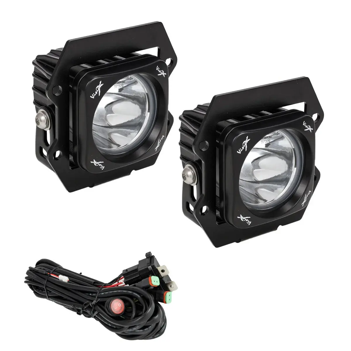 Vision X 3.0" Cg2 Single Led Fog Light Kit For 19-24 Ford Ranger 1