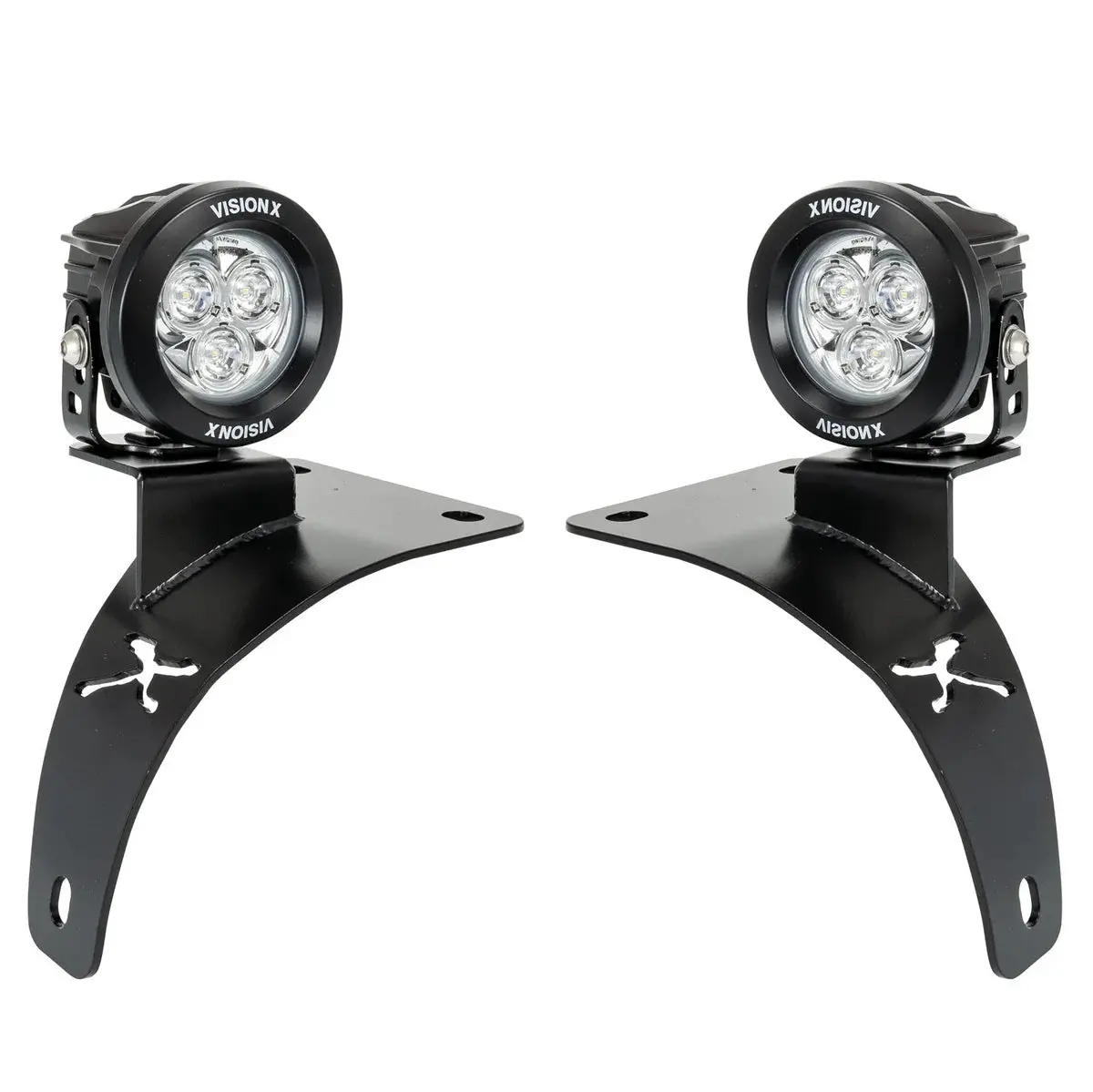 Vision X Cowl Light Kit 3.7" Cg2 Lights For 18-24 Jeep Wrangler Jl Gladiator Jt 1