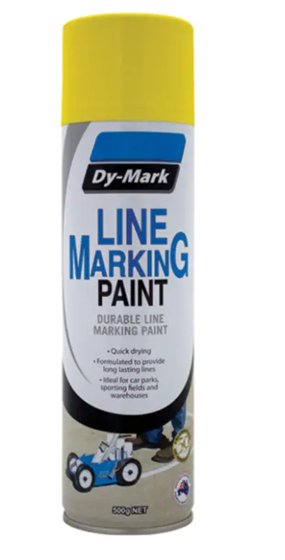 Dy-Mark Line Marking Yellow Aerosol 500Gm 41015005 1