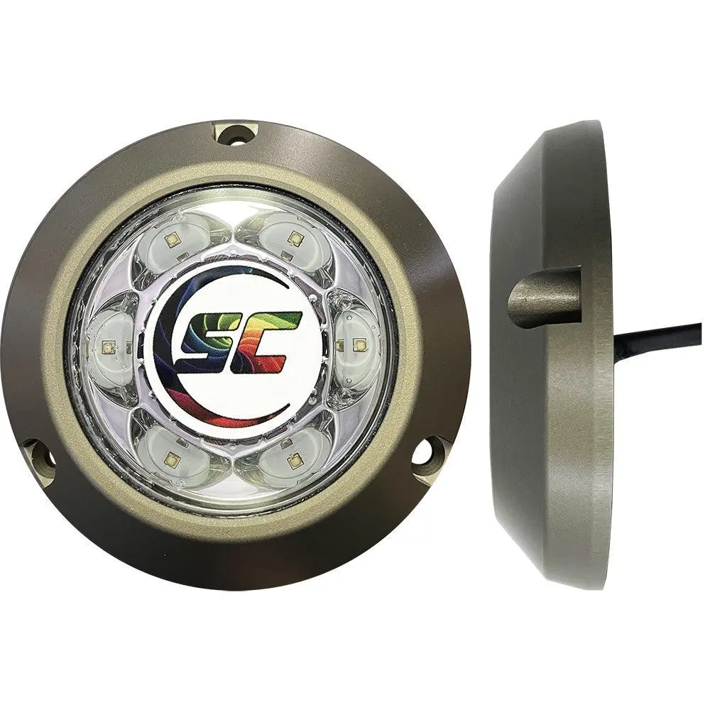 Shadow-Caster Sc3 Series Underwater Light - Full-Color Change - 12-Color Standard Or Unlimited Colors W/Shadow-Net [Sc3-Cc-Alsm] 1