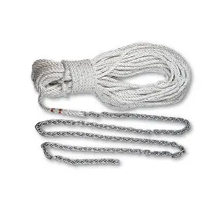 Lewmar Anchor Rode 215'-15' Of 1/4" Chain  200' Of 1/2" Rope W/Shackle [69000334] 1