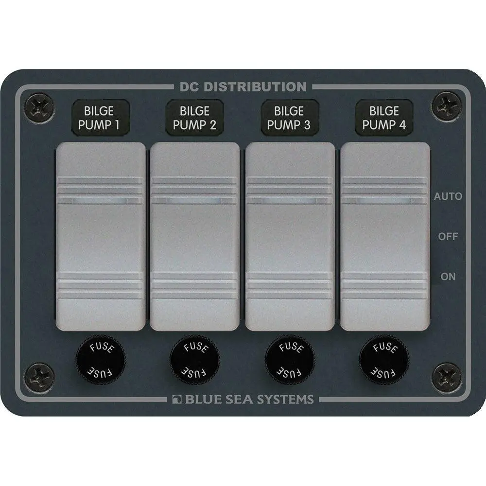 Blue Sea 8666 Contura 4 Bilge Pump Control Panel  [8666] 1