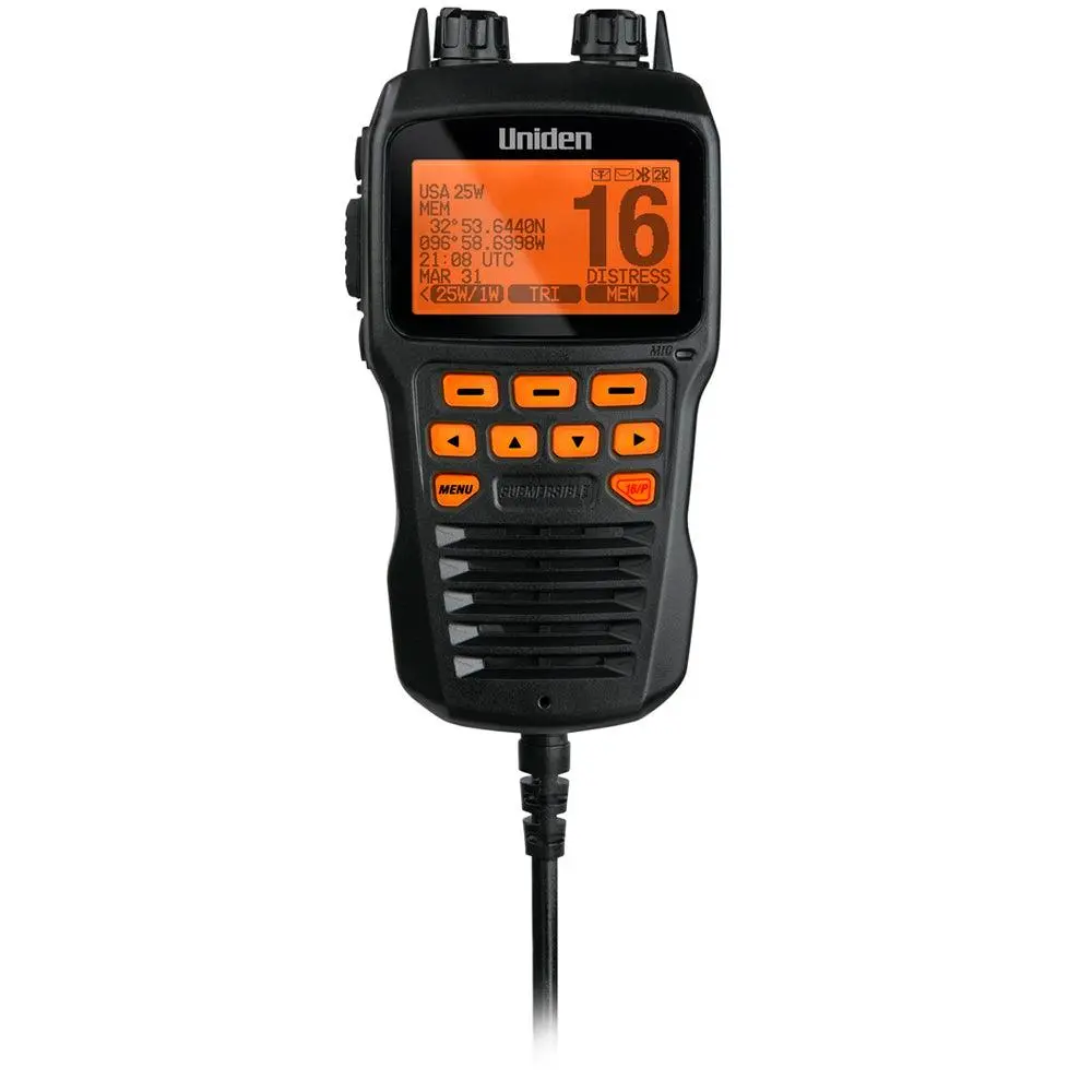 Uniden Remote Mic F/Um725 Vhf Radios - Black [Umrmicbk] 1