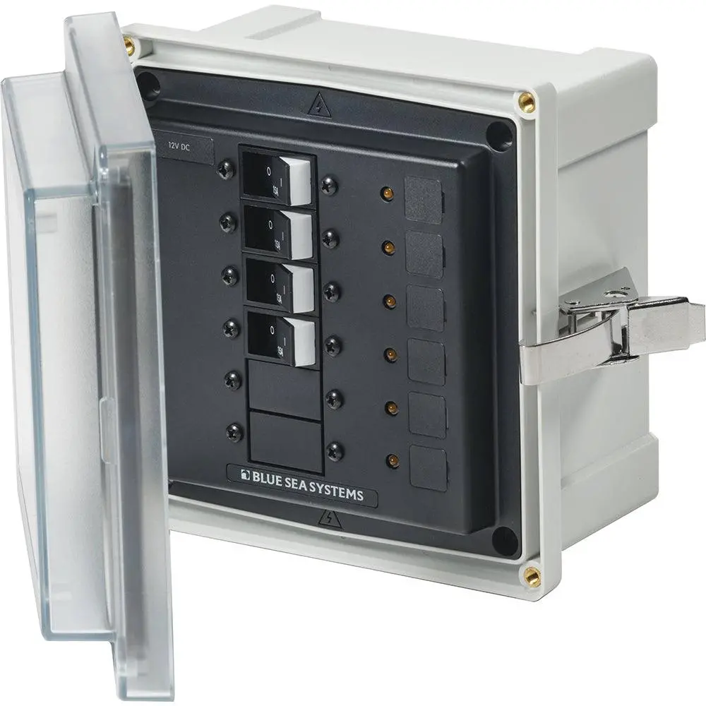 Blue Sea 3134 - Sms Panel Enclosure W/4 Branch (12/24V) - 12/24V Dc [3134] 1