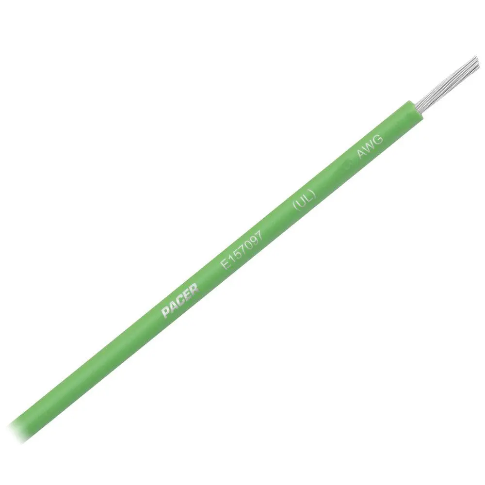 Pacer Light Green 16 Awg Primary Wire - 25 [Wul16lg-25] 1