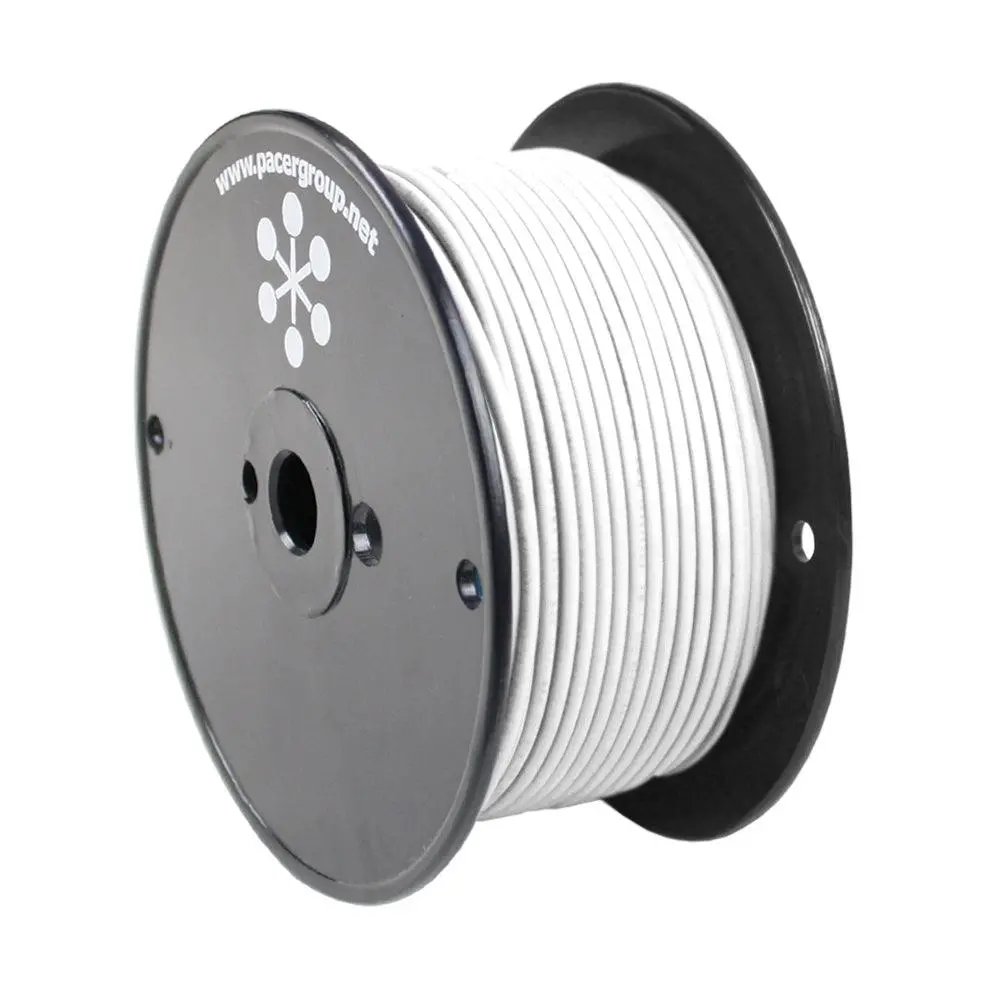 Pacer White 16 Awg Primary Wire - 250  [Wul16wh-250] 1