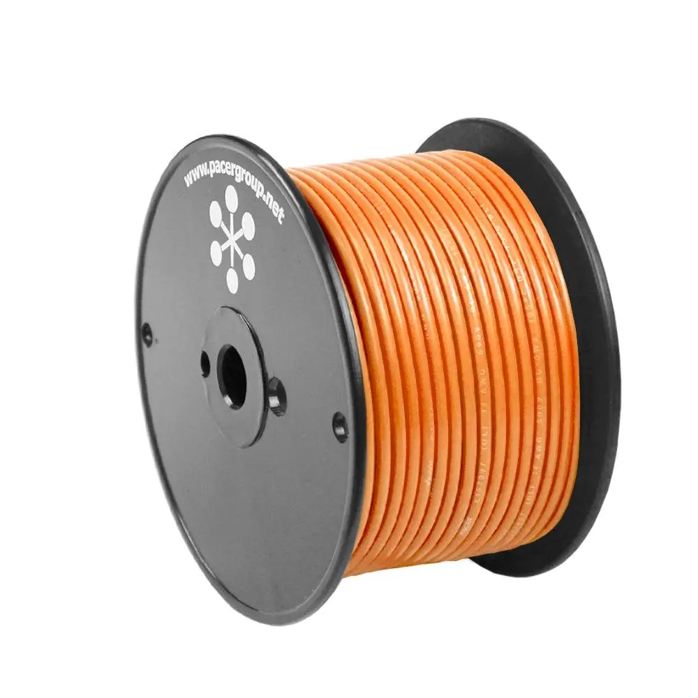 Pacer Orange 14 Awg Primary Wire - 100  [Wul14or-100] 1