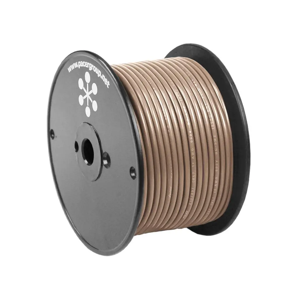 Pacer Tan 14 Awg Primary Wire - 100  [Wul14tn-100] 1