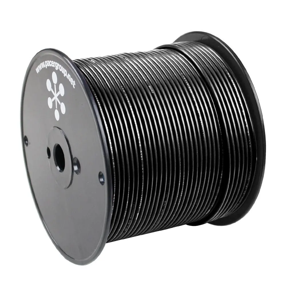Pacer Black 14 Awg Primary Wire - 500  [Wul14bk-500] 1