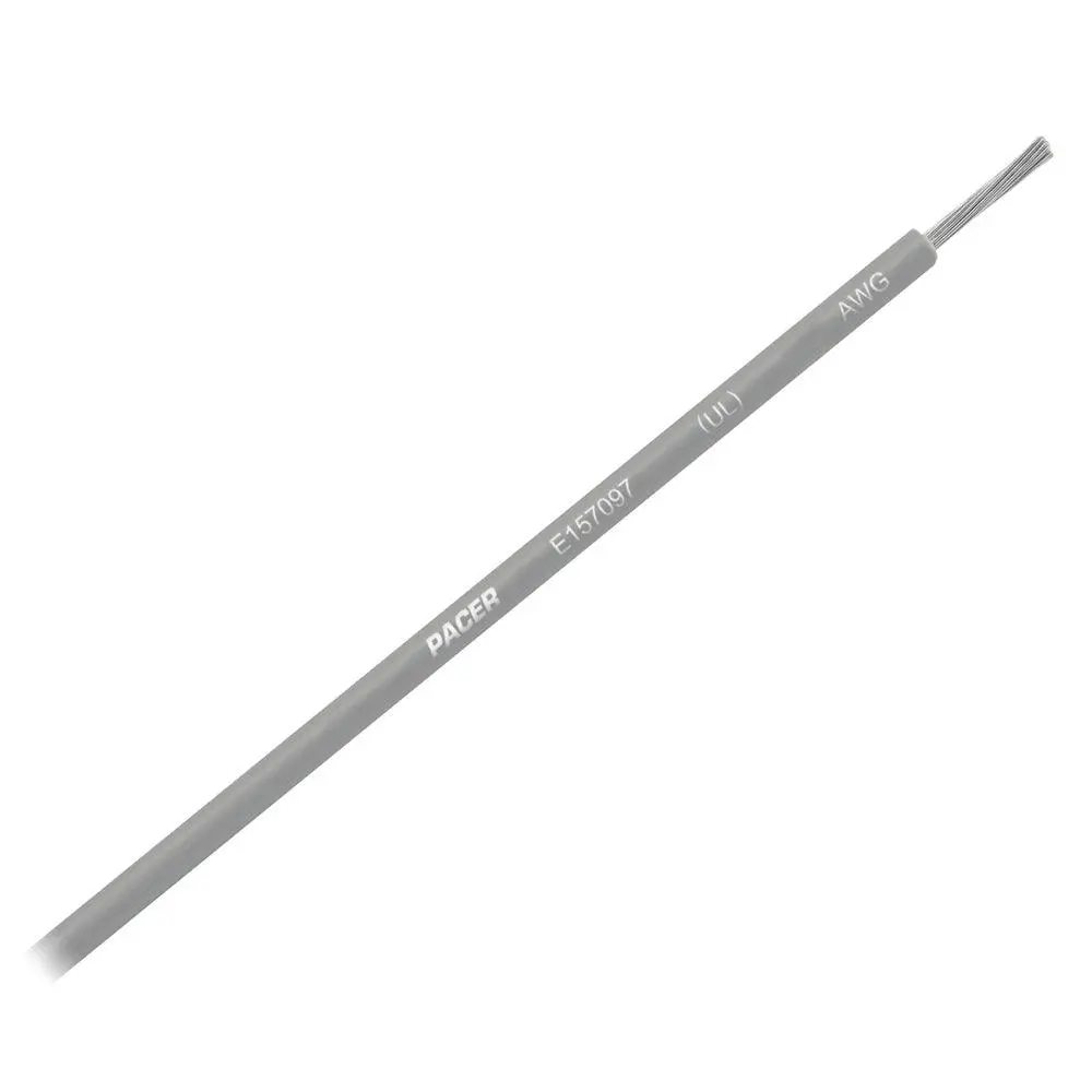 Pacer Grey 12 Awg Primary Wire - 25 [Wul12gy-25] 1