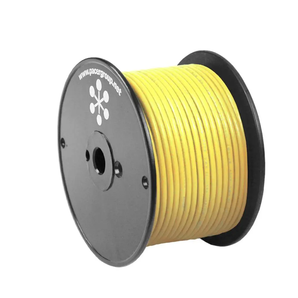 Pacer Yellow 10 Awg Primary Wire - 100  [Wul10yl-100] 1
