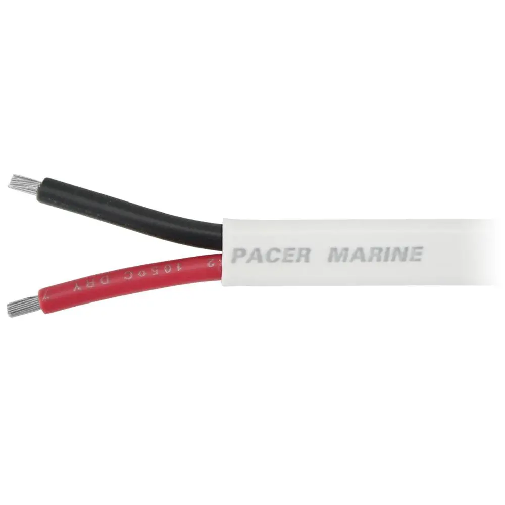 Pacer 8/2 Awg Duplex Cable - Flat Cable - Red/Black - 250' [W8/2Dc-250] 1