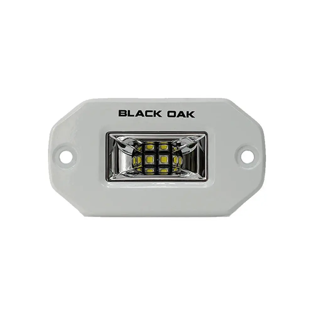 Black Oak 2" Marine Flush Mount Spreader Light - White Housing - Pro Series 3.0 [2Fsl-Srpod10cr] 1