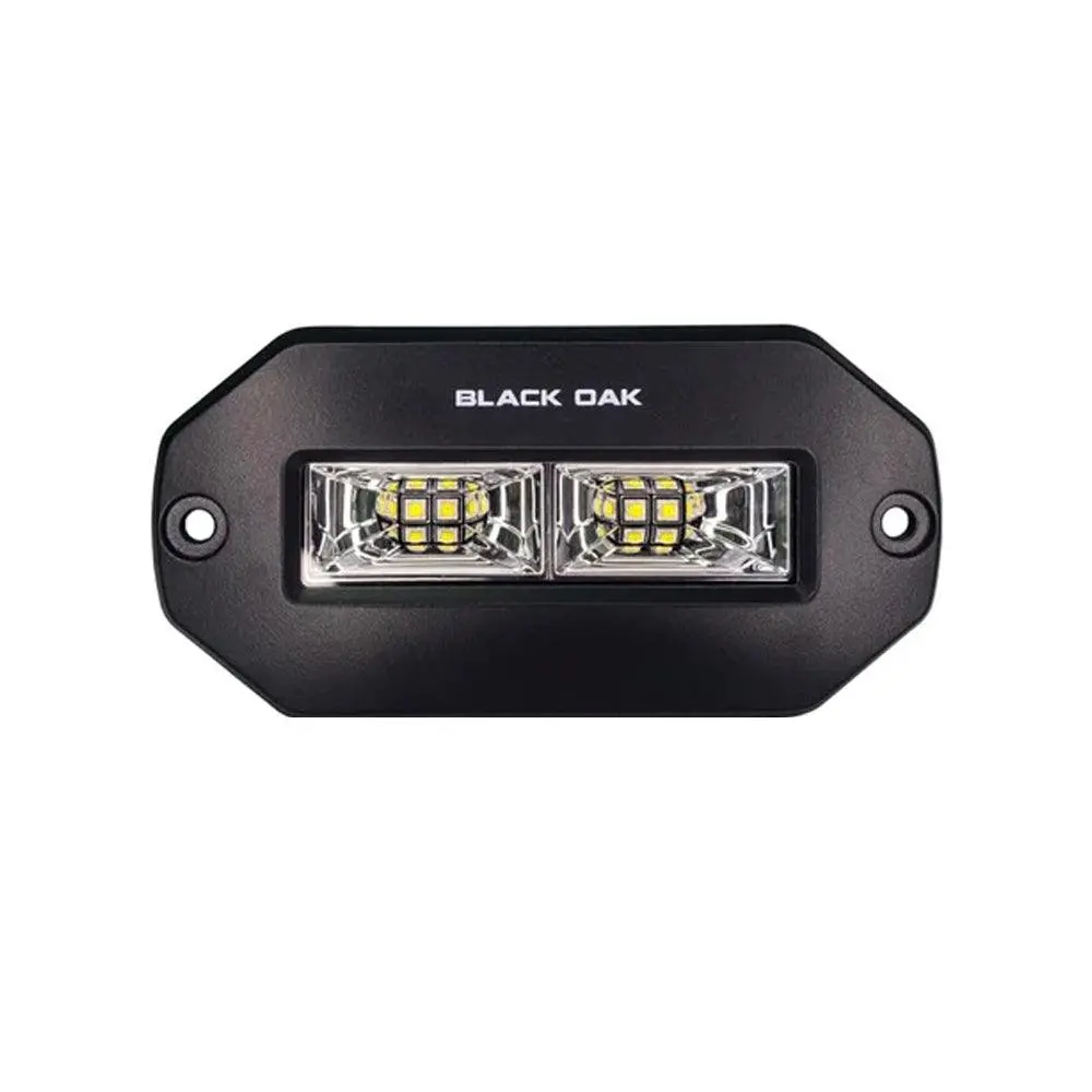 Black Oak 4" Marine Flush Mount Spreader Light - Black Housing - Pro Series 3.0 [4Bfmsl-S] 1