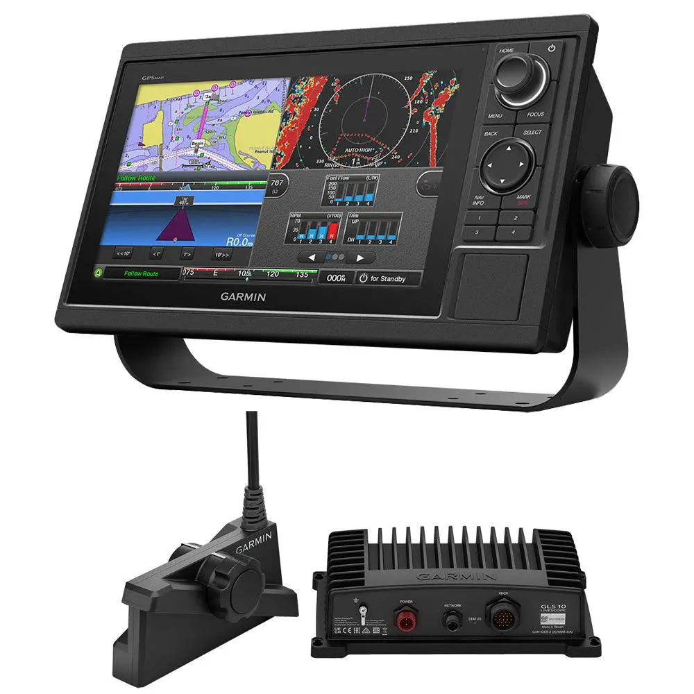 Garmin Gpsmap 1022 Livescope Plus Bundle W/Lvs34 Transducer [010-01740-00/Lvs34] 1