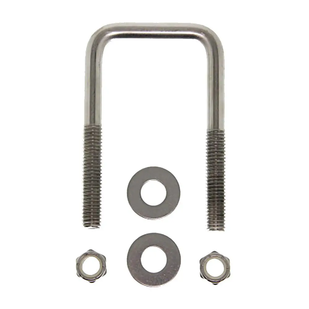 C.E. Smith Zinc U-Bolt 7/16"-14 X 3-1/8" X 3" W/Washers  Nuts - Square [15252A] 1