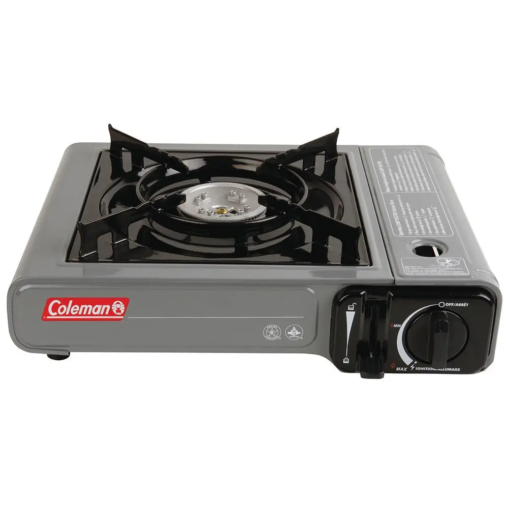 Coleman Table Top 1 Burner Butane Camping Stove - Grey [2000037885] 1