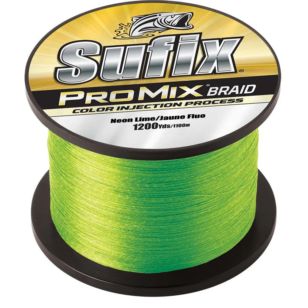 Sufix Promix Braid - 65Lb - Neon Lime - 1200 Yds [630-365L] 1