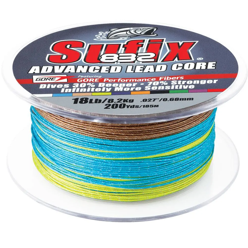 Sufix 832 Advanced Lead Core - 18Lb - 10-Color Metered - 200 Yds [658-218Mc] 1