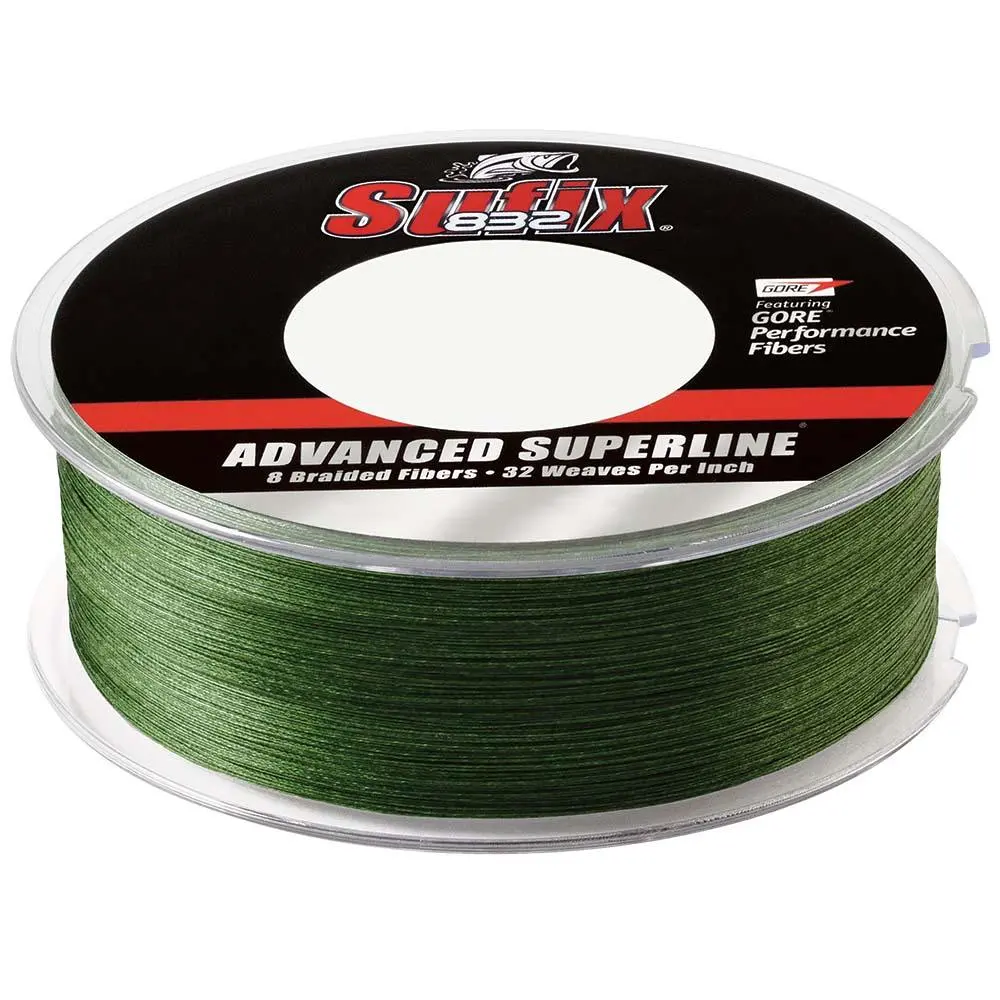 Sufix 832 Braid - 40Lb - Low-Vis Green - 600 Yds [660-240G] 1