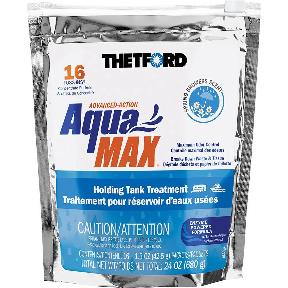 Thetford Aquamax Holding Tank Treatment - 16 Toss-Ins - Spring Shower Scent [96631] 1